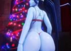 [WutBoi] Widowmaker getting her big ass fucked on Christmas